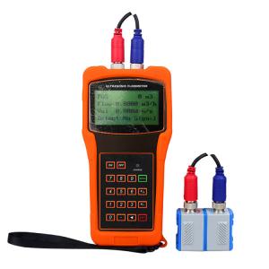 China Portable Flowmeter / Totameter / Effusion Meter Handheld Ultrasonic Flow Meter Sensor on sale