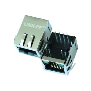 1 x 1 Single Port ARJ11B-MBSCB-A-B-ELT2 RJ45 Connector 10/00 Base-t Magnetic