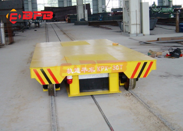 Kpd-60 Tons Motorized / Electric Transfer Trolley For Working Line 0-20m/Min