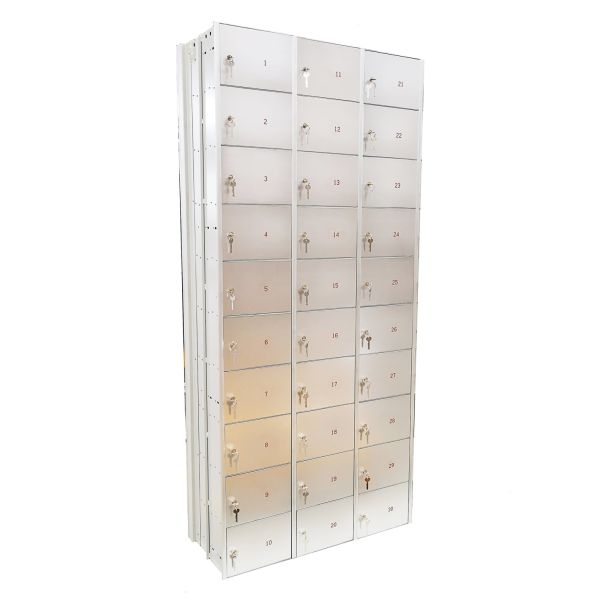 Quality Width 271mm Height 99mm Locker Box In Bank , Steel Safe Locker wholesale