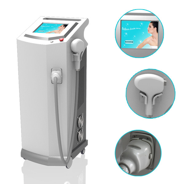 Quality Men 808 Nm Laser Diode Laser Armpit Hair Removal Machine For Tiny / Thick Hair Removing wholesale