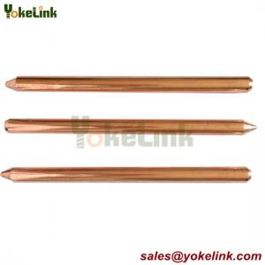 Cheap Underground System copper bonded Lightning rod round Ground Rod for sale