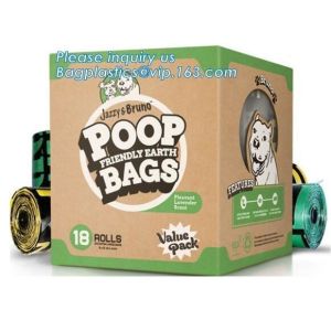 COMPOSTABLE BPI CERTIFIED, fabric Dog Waste Poop bags Holder/ pet Poop Bag
