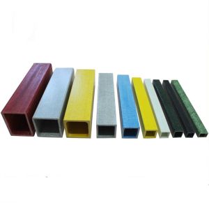 Fiberglass Rectangular Tube Shaped Profile For Construct