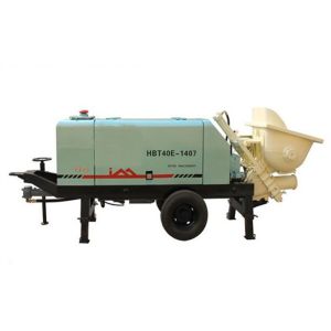 China Intelligent Power Control System Concrete Pumping Equipment , 36 m3/ h Electric Portable Cement Pump on sale