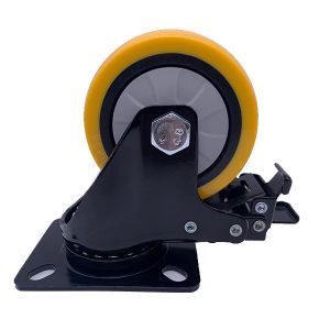 China 3 inch Swivel PU Caster with Brake on sale