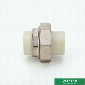 Industrial Double Threaded Union PPR Pipe Fittings 20 X 1 / 2" Good Impact