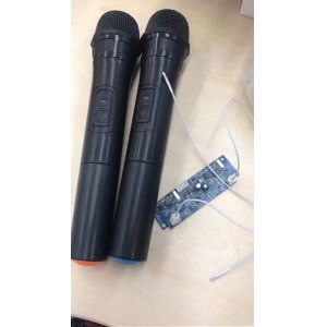 China VHF-modules   fixed frequency dual channel microphone with PCB / micrófono /cheap/ plastic speaker, public speaker on sale