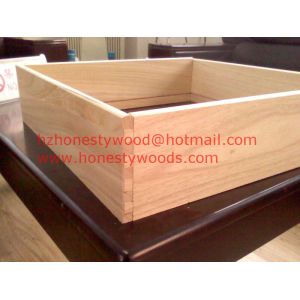 Cheap Paulownia drawer sides and backs, Paulownia drawer component. Dovetail groove for sale