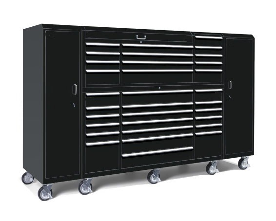 Type Heavy Duty Workshop Car Repair Tool Cabinet with KEY Lock and Roller