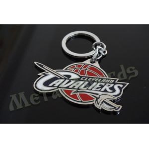 Unique Custom Logo Metal Key Chains Novelty Keyrings Offset Printing Technique