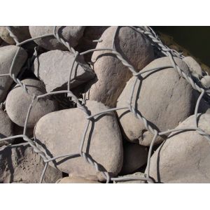 Galvanized Wire Stone Gabion Boxes Machine 80*100mm Galvanised Steel Mesh