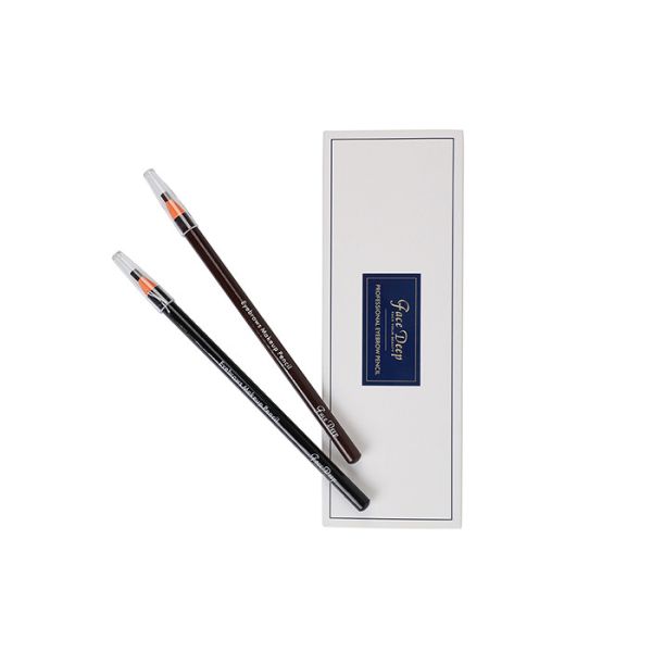 Quality Makeup Brown Black Microblading Eyebrow Pencil Kit 2pcs/Box wholesale