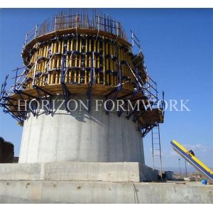 Working paltform, shaft platform, climbing formwork, specially used in core wall