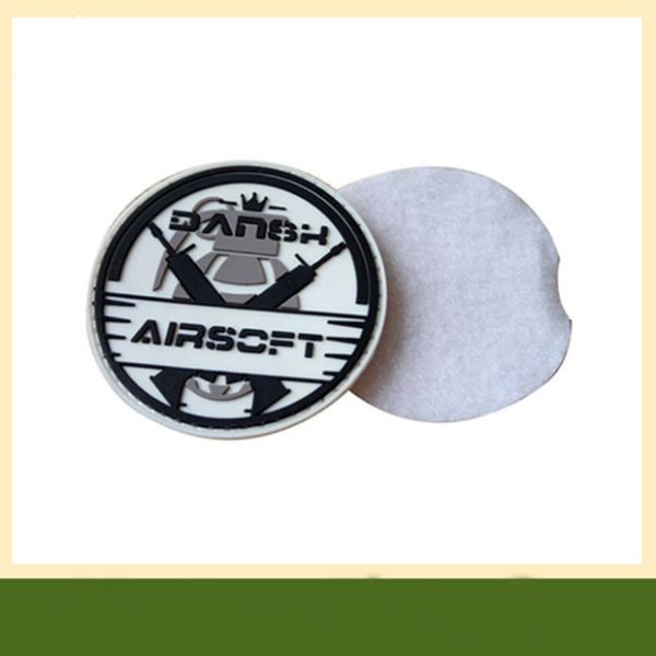 Quality Rubber Label Patches Silicon Soft Tags PVC Patches with 3D design wholesale