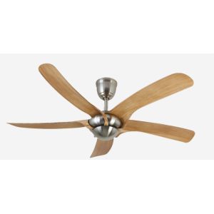 Silver ECO European Ceiling Fans 52in Energy Efficient Ceiling Fans