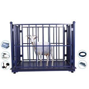 3000Kg Portable Cattle Scales , RS232 Electronic Sheep Scales