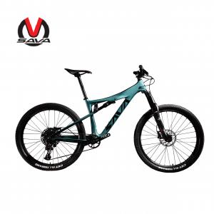 Cheap SAVA 27.5 MTB Carbon Mountain Bikes Full Suspension 150kg Load Capacity for sale