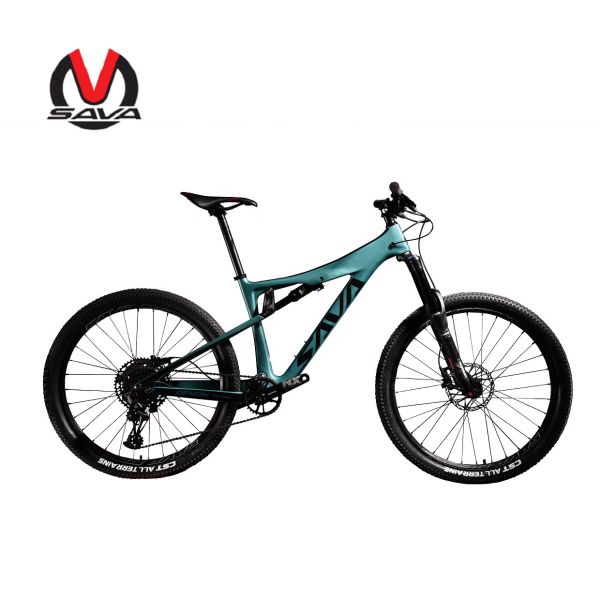 Quality SAVA 27.5 MTB Carbon Mountain Bikes Full Suspension 150kg Load Capacity wholesale