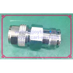 Cheap 4.3-10 adaptor male plug to 4.3-10 female jack VSWR 1.15 silver plated pin and tri-alloy connector body high quality for sale
