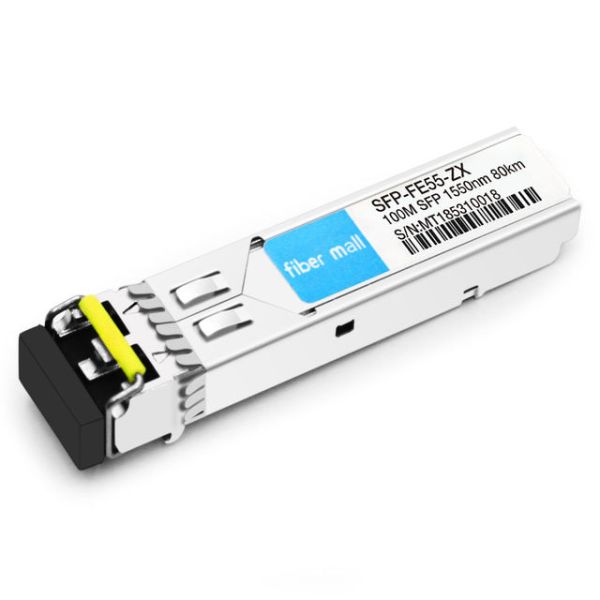 Juniper EX-SFP-1FE-LH Compatible 100Base ZX SFP 1550nm 80km LC SMF DDM