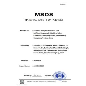 Shenzhen Resky Electronics Co., Ltd. Certifications