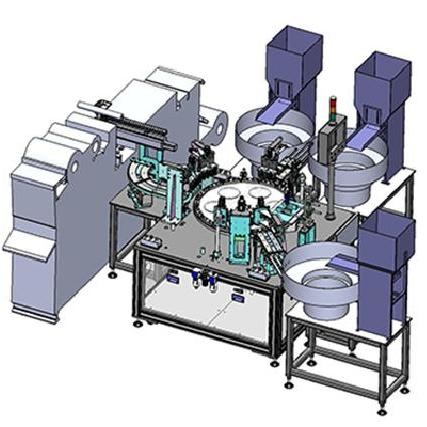 Quality Iodophor Cap Automated Assembly Machine By Servo-driven Vibrating Disk Way Into Stainless Steel Material Good Performance wholesale