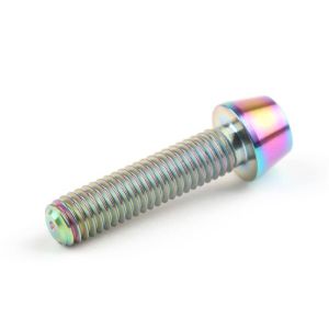 M5x30 Tapered Head Titanium Stem Bolts With Washer For Bike