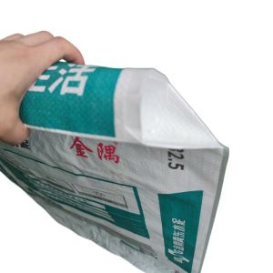 80GSM PP Woven Cement Bag 50kg Self-Closing Moisture Proof