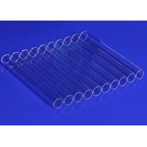 SIO2 Transparent Polished Fused Quartz Glass Tube Electrical Insulation