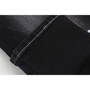 356gsm 10.5Oz Stretch Denim Fabric Black Color 3/1 Right Hand Twill
