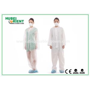 Polypropylene Disposable Protective Coveralls With Hood And Feetcover