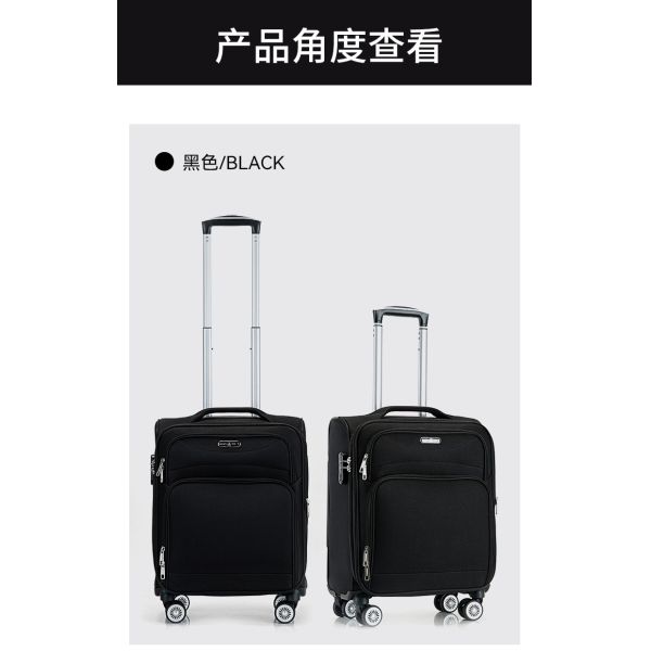 Waterproof and Scratch-Resistant Oxford Cloth Suitcase with Password Lock and Zipper Closure in Upgraded Colors