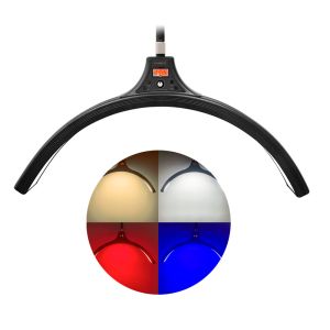 Cheap Red Light Facial Makeup 6000lux Led Moon Light Usb Recharge Cosmetic Lighting Kit With Tripod for sale