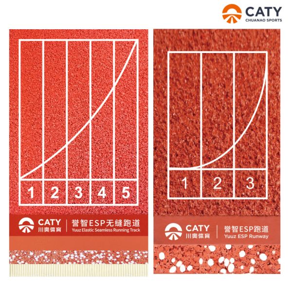 Quality Weather-resistant Colorfast Rubber Athletic Track EPDM Rubber Running Track with Trackway Installation wholesale