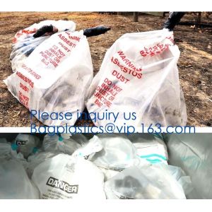 Cheap Disposal Asbestos Waste Bags ,Plastic Bags for Asbestos fibers,asbestos waste packaging plastic garbage bag BAGEASE PAC for sale