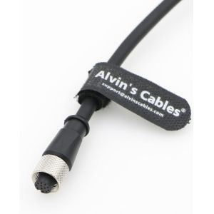 Alvin's M12 12-Pin Female to Open End Cable for Cognex Camera & Automation, 3M