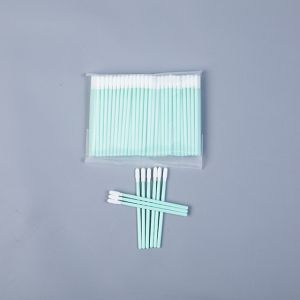 100% Polyester Plastic Cotton Swabs 70 Mm Total Length No Chemical Reaction