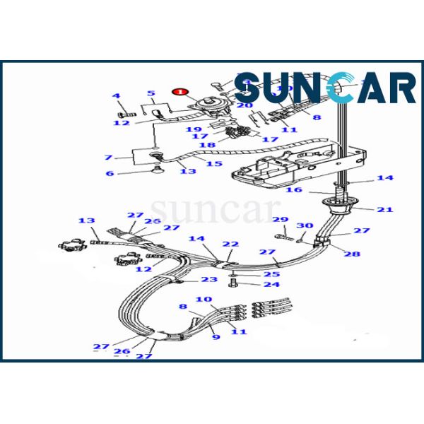 PC130-8 Pilot Valve Seal Kit 702-16-04920 ISO9001 Approval