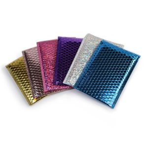 China Customizable Waterproof Self Adhesive Aluminized Film Bubble Bag For Packaging on sale