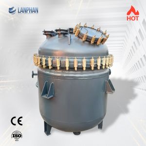 Enamel Reaction Tanks 100L Industrial Glass Lined Reactor Corrosion Resistance