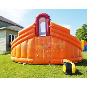Multi Color Jumping Bounce House Inflatable Water Slide With Pool