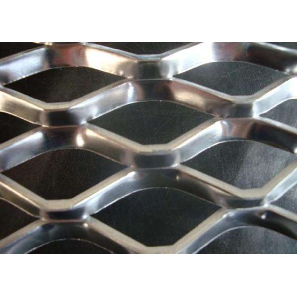 Quality Expanded Steel Diamond Mesh Punched Process Customized Wire Diameter wholesale