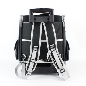 Telescopic Handle Pet Travel Carrier Backpack Trolley For Small Dogs And Cats