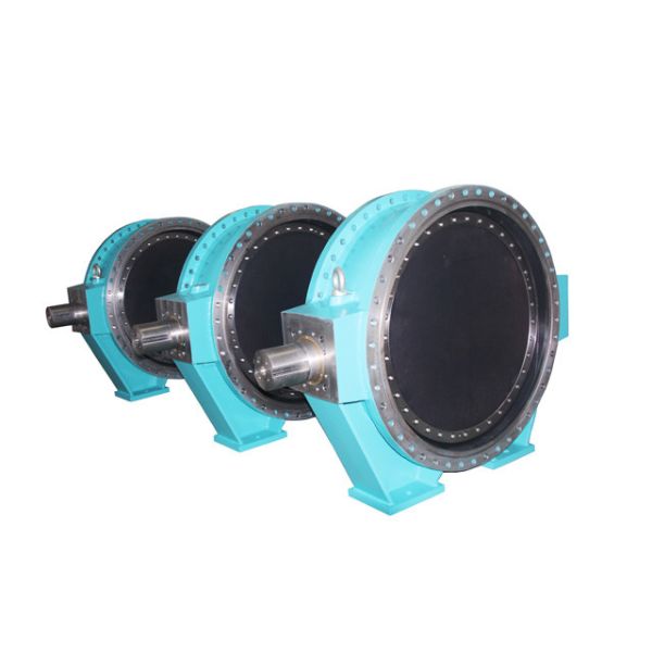 Quality Double Eccentric Industrial Butterfly Valve Inch 2" - 66" ISO5211 Top Flange wholesale