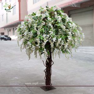 China UVG CHR047 wedding decoration Artificial Wisteria Blossom Tree indoor use 8ft high on sale