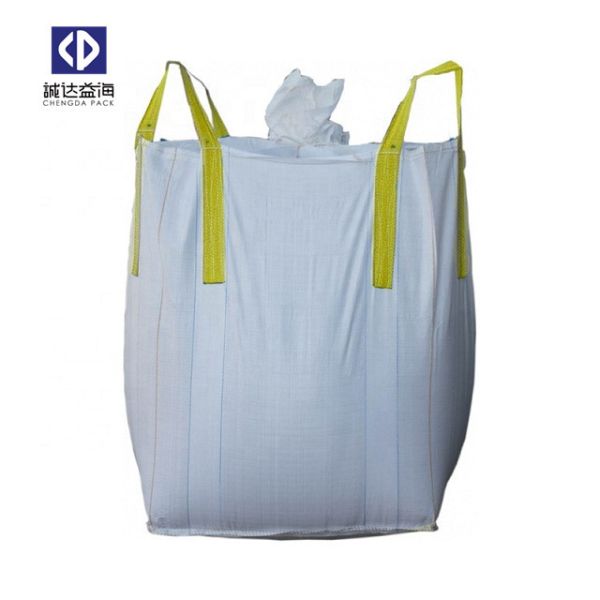 Quality Agricultural Products FIBC Bulk Bags Recycled Jumbo Bag Flat Bottom White Color wholesale