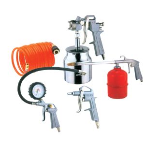 Professional Popular Model High Quality 5 Pieces Gravity Type Air Spray Gun Kit