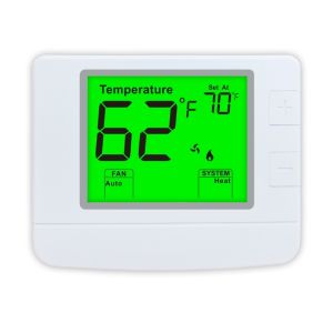 Riseem High Accuracy Wired Room Thermostat ±1C ON Fan Operation Mode 4.72 W X 3.85 H X 1.02 D Physical Dimensions
