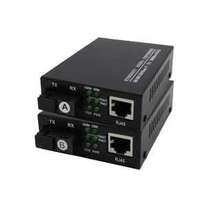 10 / 100 / 1000M Fiber Optic Media Converter To 120km For Single Mode